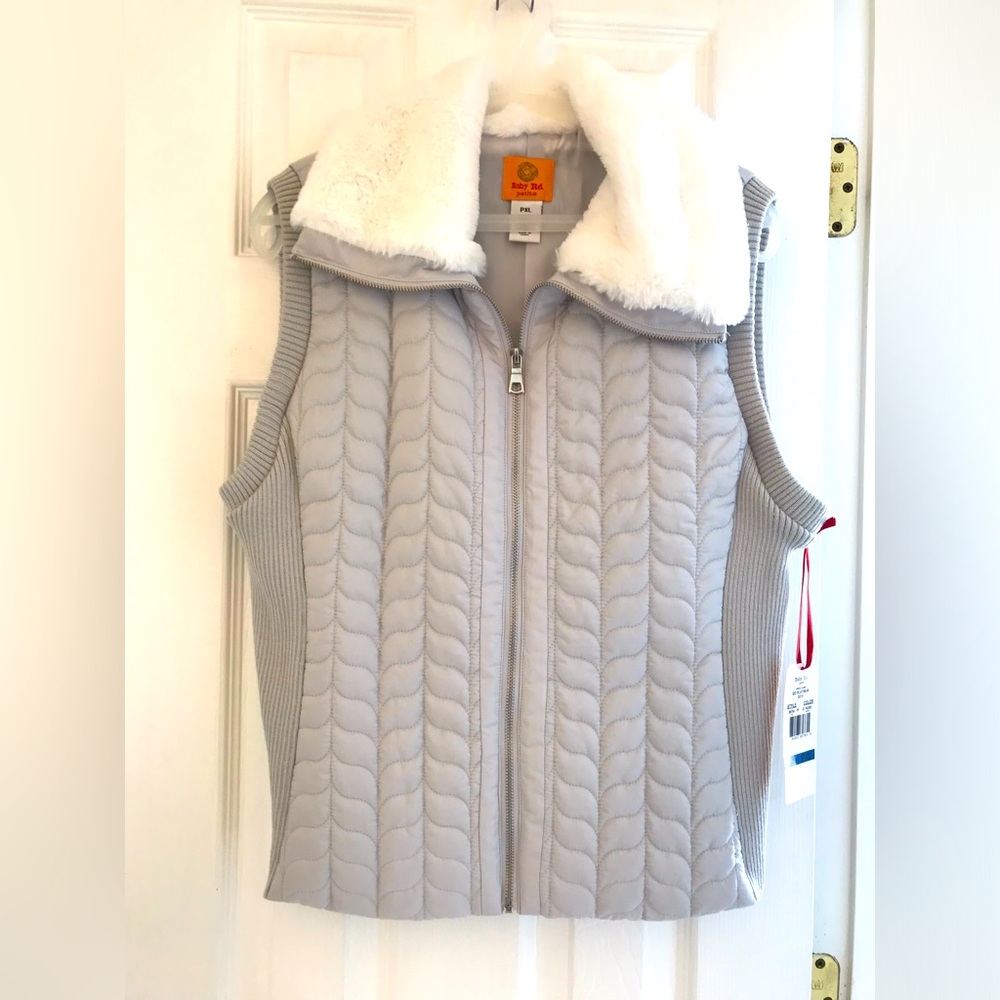 Ruby Red Go Platinum Pale Gray Vest